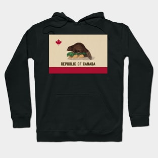 Republic Of Canada - Surreal/Collage Art Hoodie